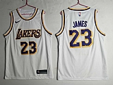 Lakers 23 Lebron James White Nike Swingman Stitched NBA Jerseys,baseball caps,new era cap wholesale,wholesale hats